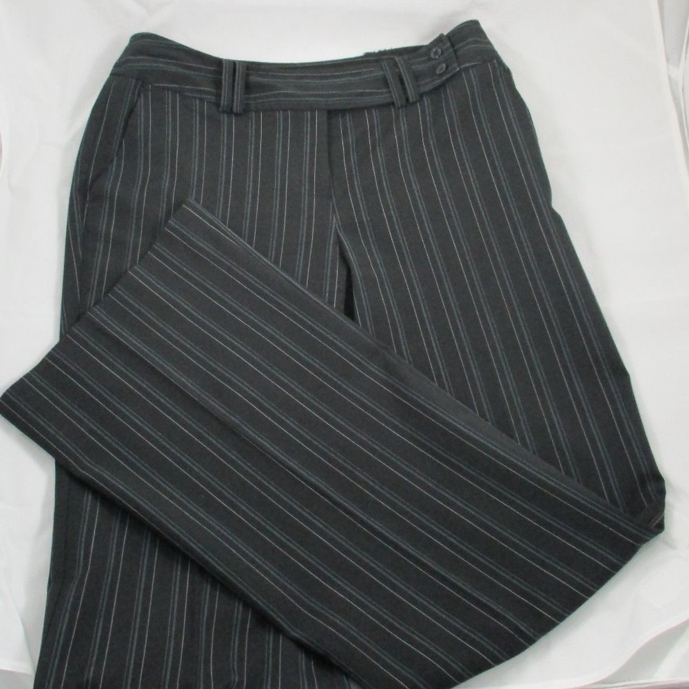 Work to Weekend Black Striped Pants - Size 4